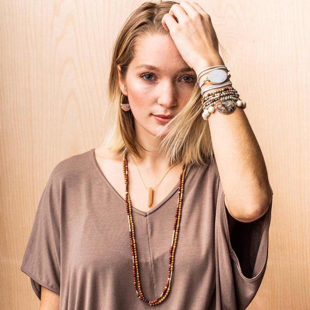 Scout Curated Wears - Stone Wrap: Aqua Terra - Stone of Peace