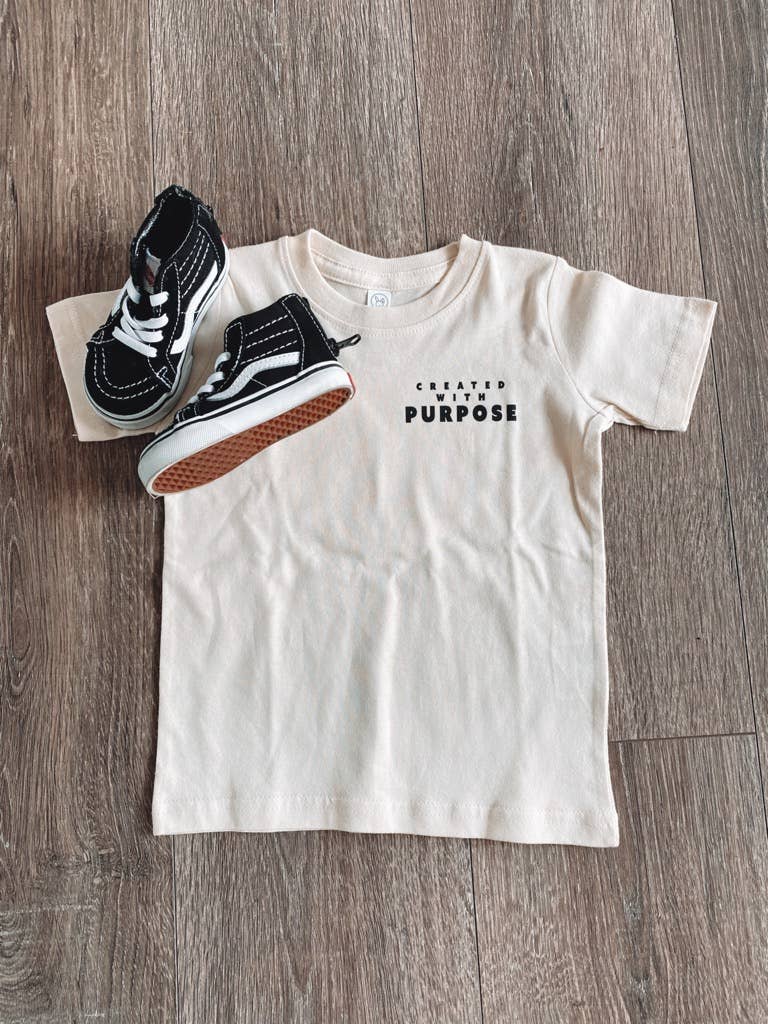 Created with purpose graphic tee