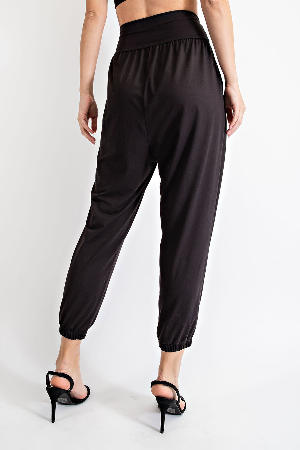 Rae Mode Butter Pleat High Waist Jogger