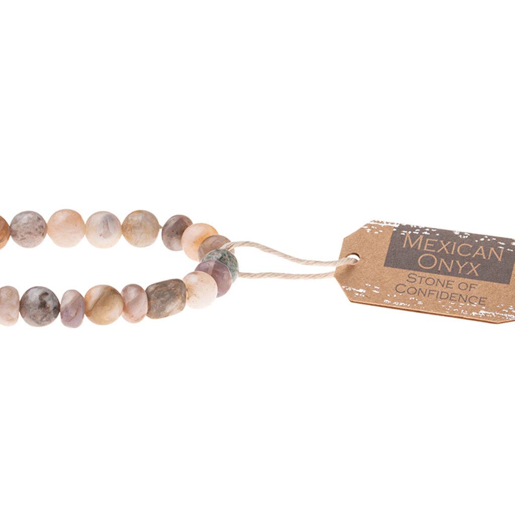 Scout Curated Wears - Mexican Onyx Stone Bracelet - Stone of Confidence