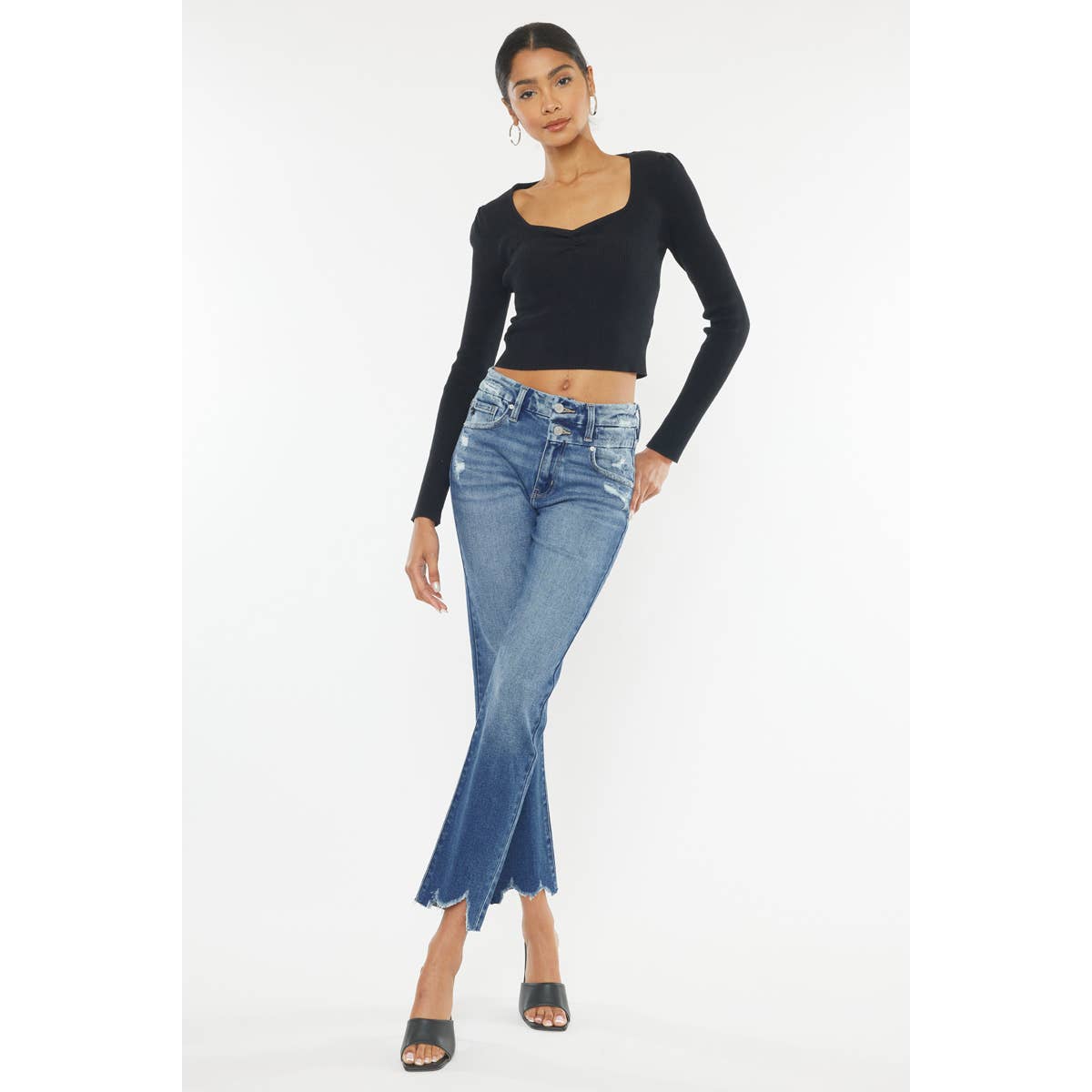 Kancan High Rise, Slim Straight Jeans