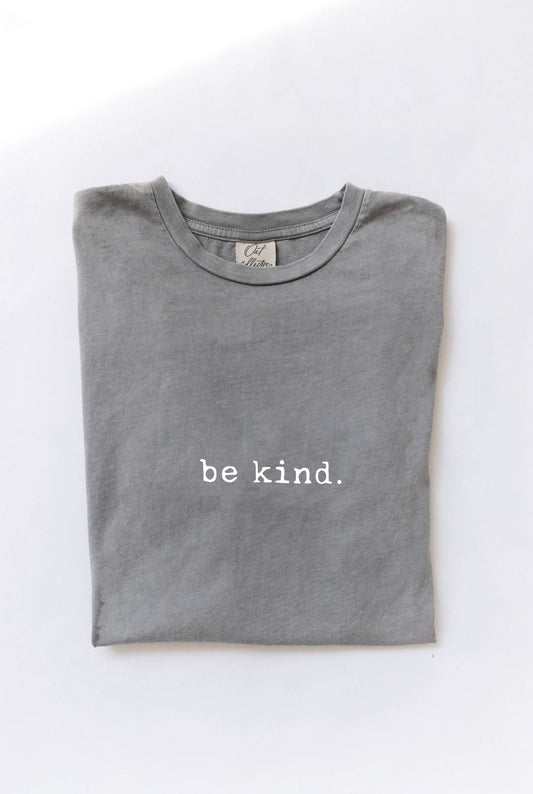 BE KIND. Mineral Graphic Top