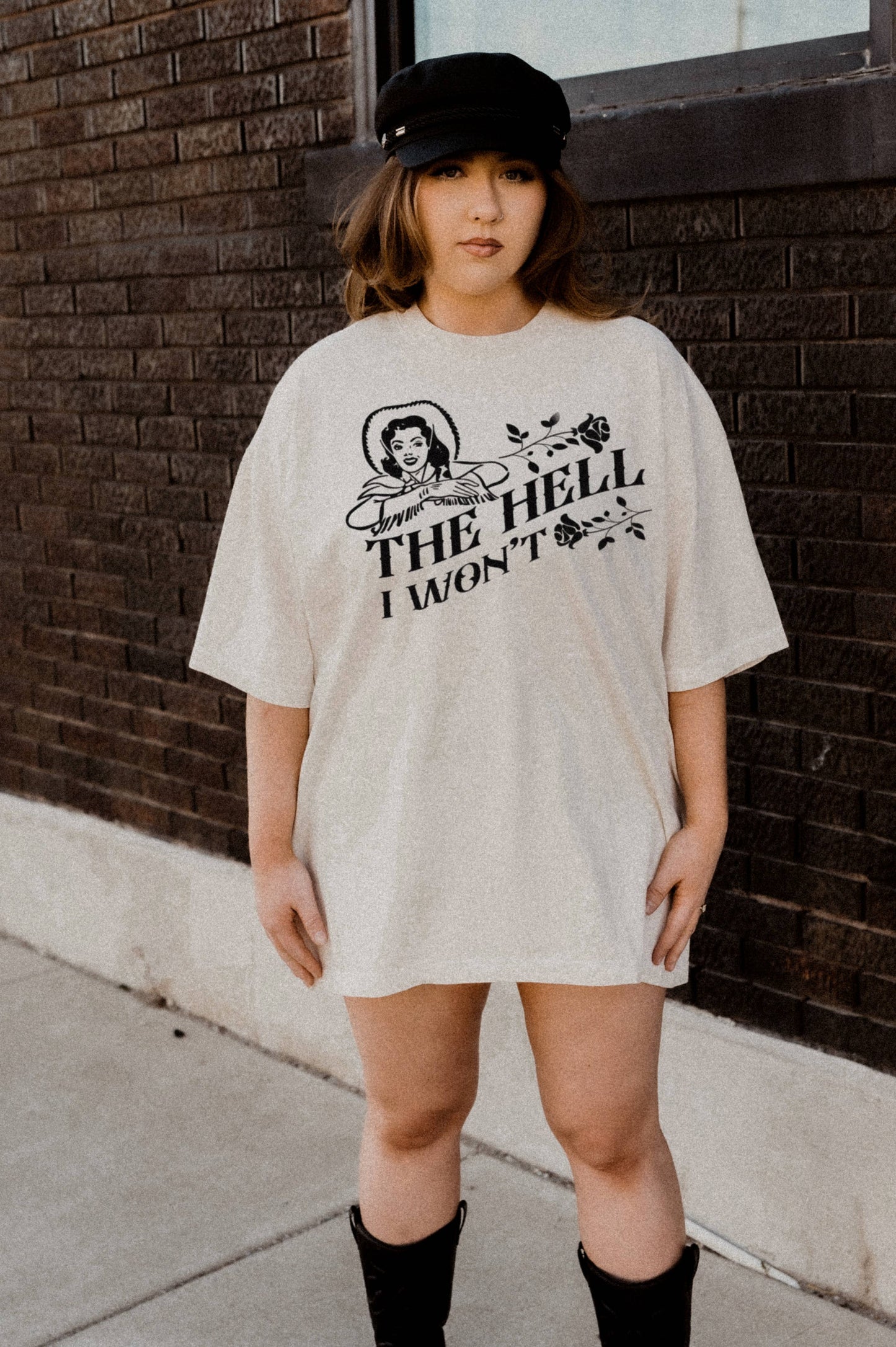 The Hell I Won't Graphic Tee
