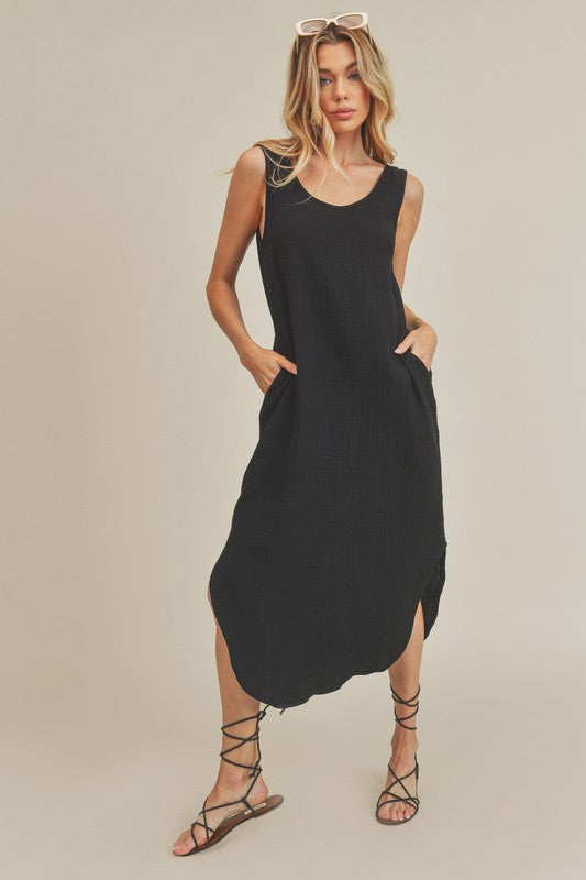 Daisy Dress (Forrest Green / Black)