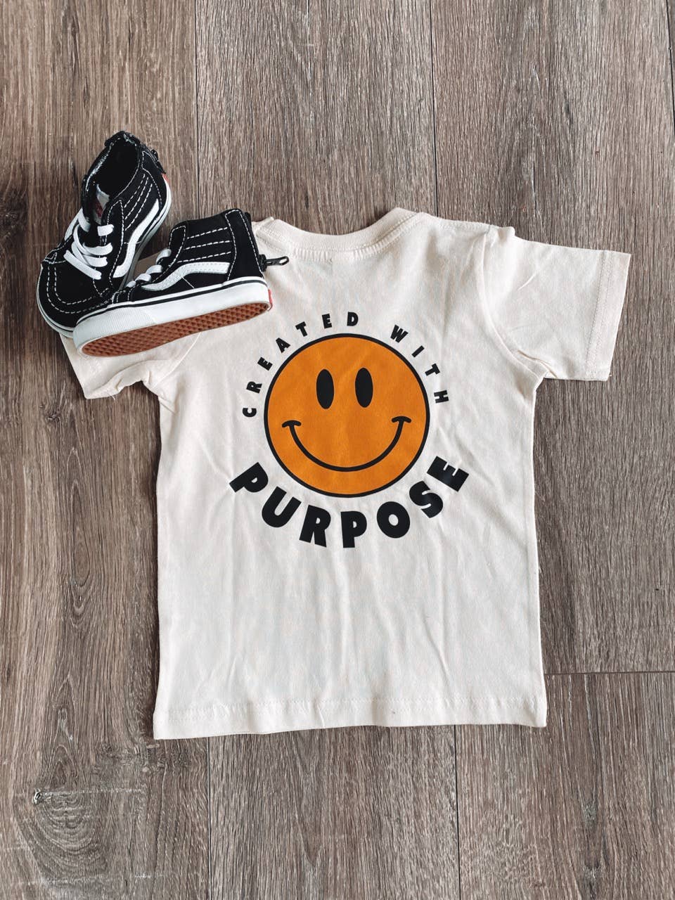Created with purpose graphic tee