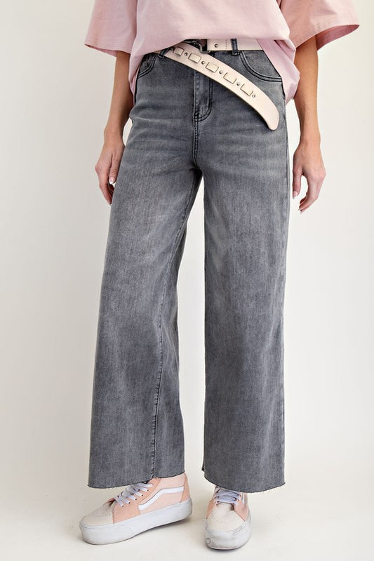 Soft Wash Stretch Black Denim