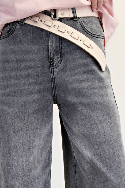 Soft Wash Stretch Black Denim