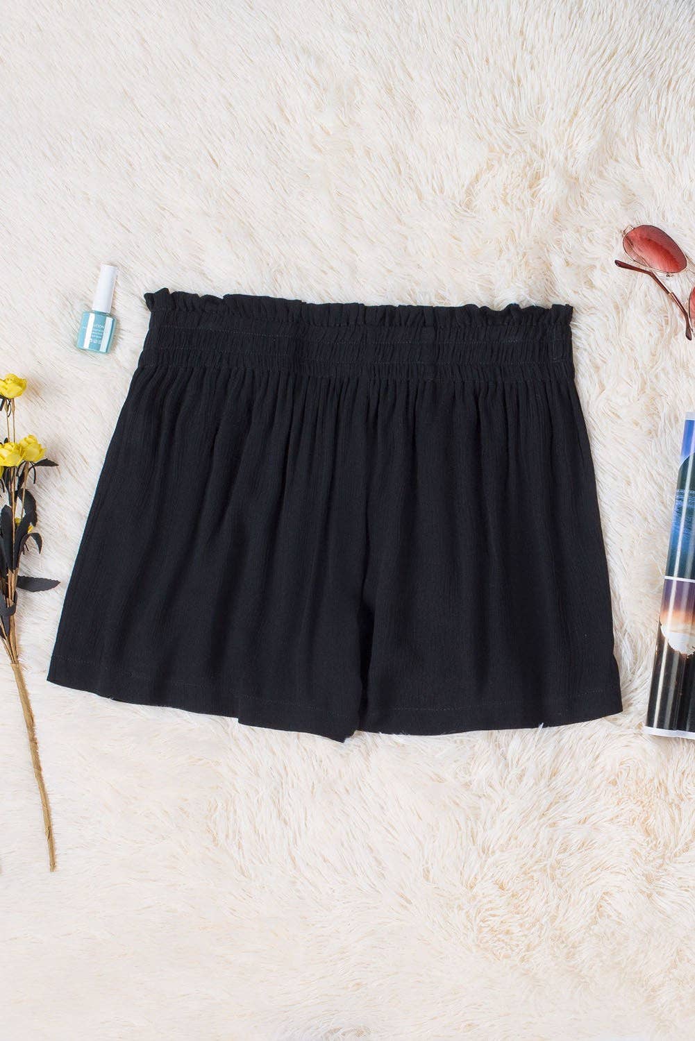 Highwaist Smocked Shorts