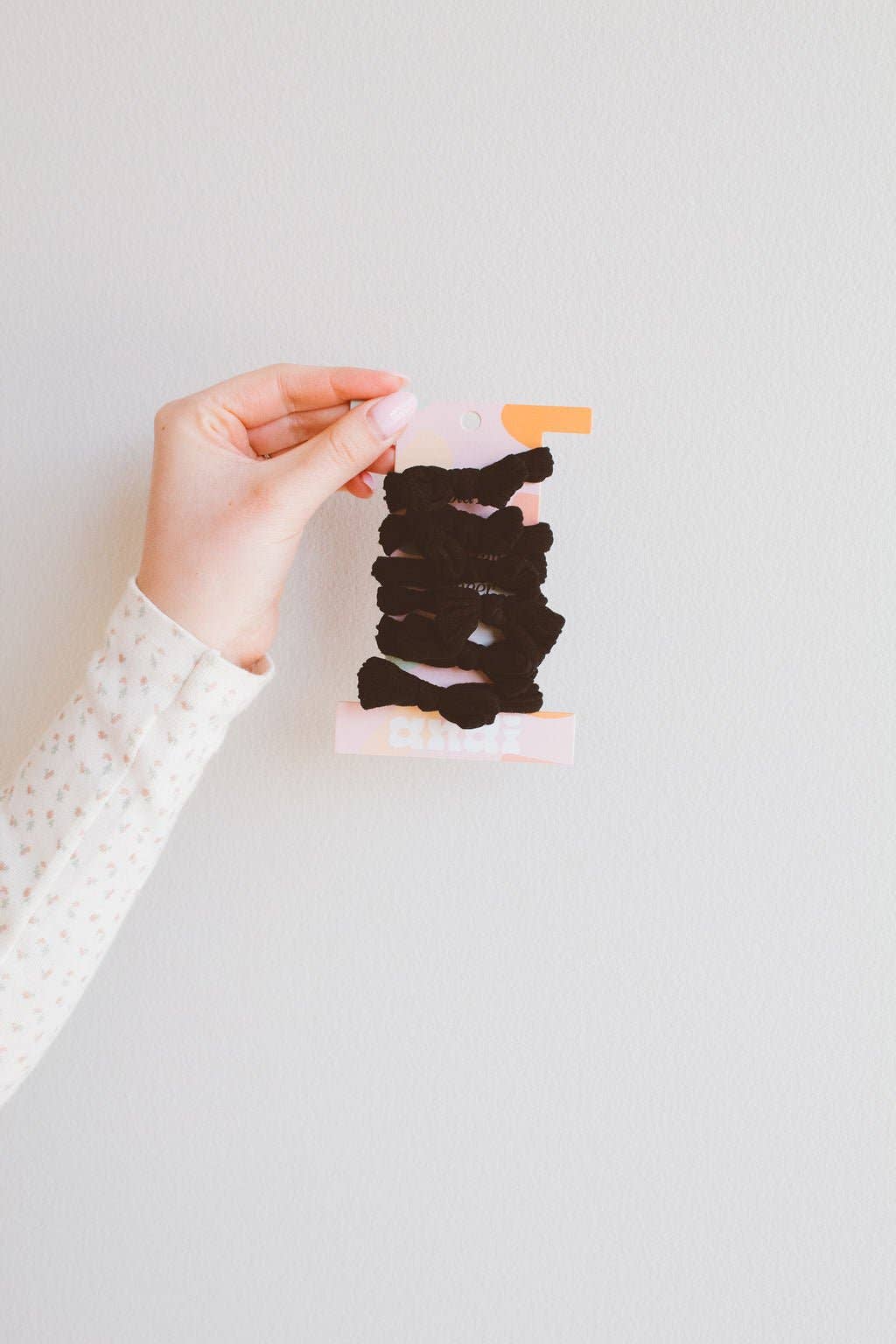 Everyday Bow Hair Ties (pack of 6) (Black, Tan, Light Brown, Dark Brown)