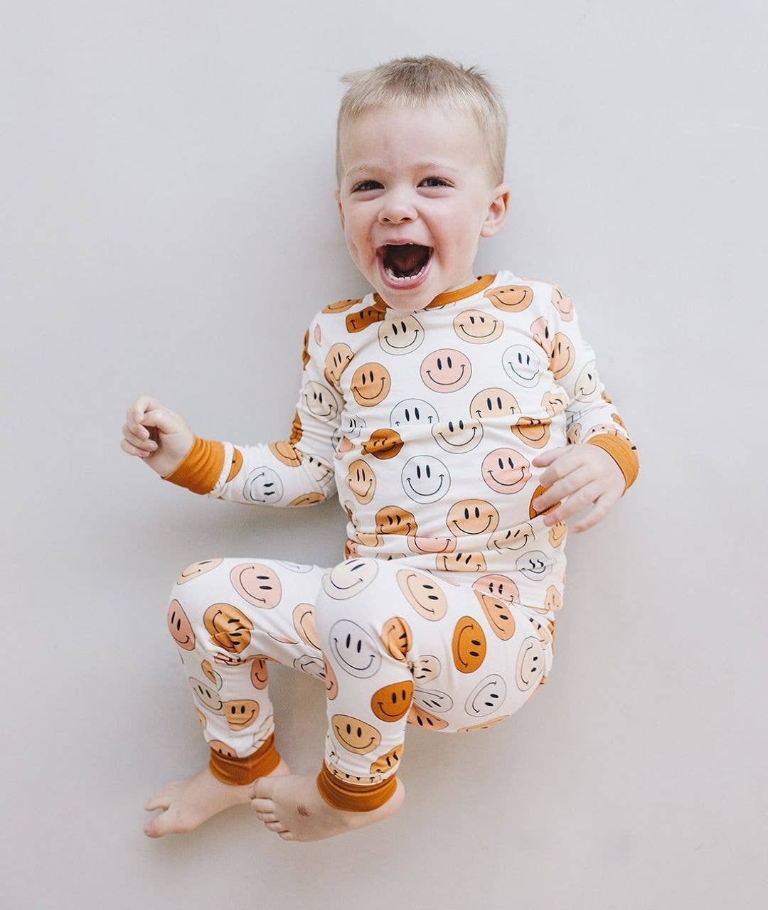 Smiley Bamboo Two Piece Set | Copper