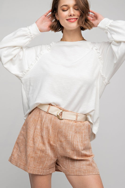 Linen Short Pants