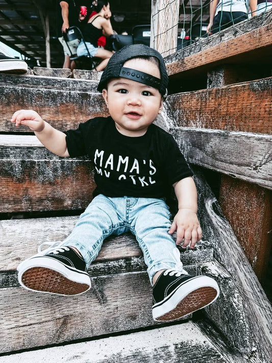 Mama's my girl T-Shirt (Black)